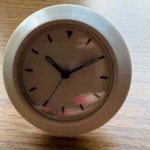 Avon Cream and Black Wall Clock nightlight